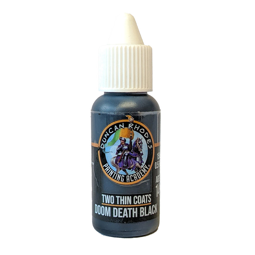 Two Thin Coats - 10019 Doom Death Black (15ml) | GrognardGamesBatavia