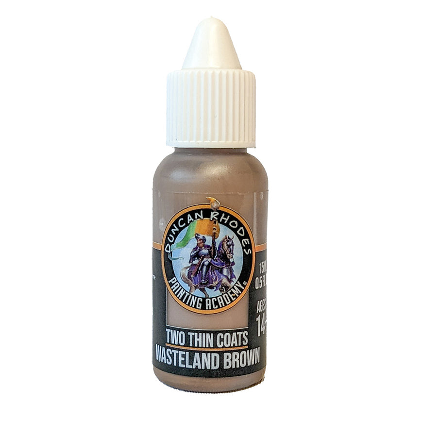 Two Thin Coats - 10054 Wasteland Brown (15ml) | GrognardGamesBatavia