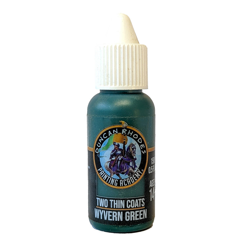 Two Thin Coats - 10013 Wyvern Green (15ml) | GrognardGamesBatavia