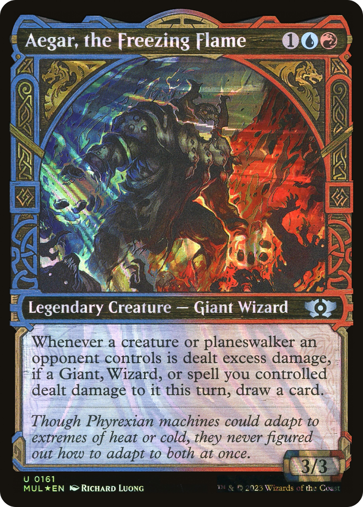 Aegar, the Freezing Flame (Halo Foil) [Multiverse Legends] | GrognardGamesBatavia