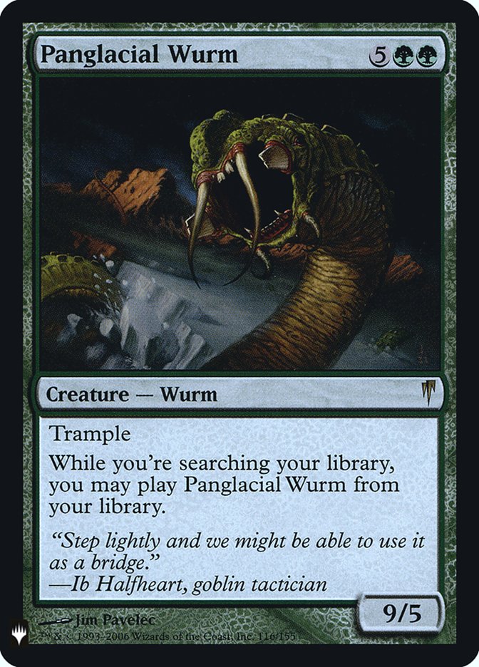 Panglacial Wurm [Mystery Booster] | GrognardGamesBatavia