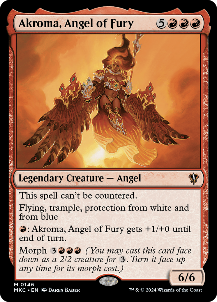 Akroma, Angel of Fury [Murders at Karlov Manor Commander] | GrognardGamesBatavia