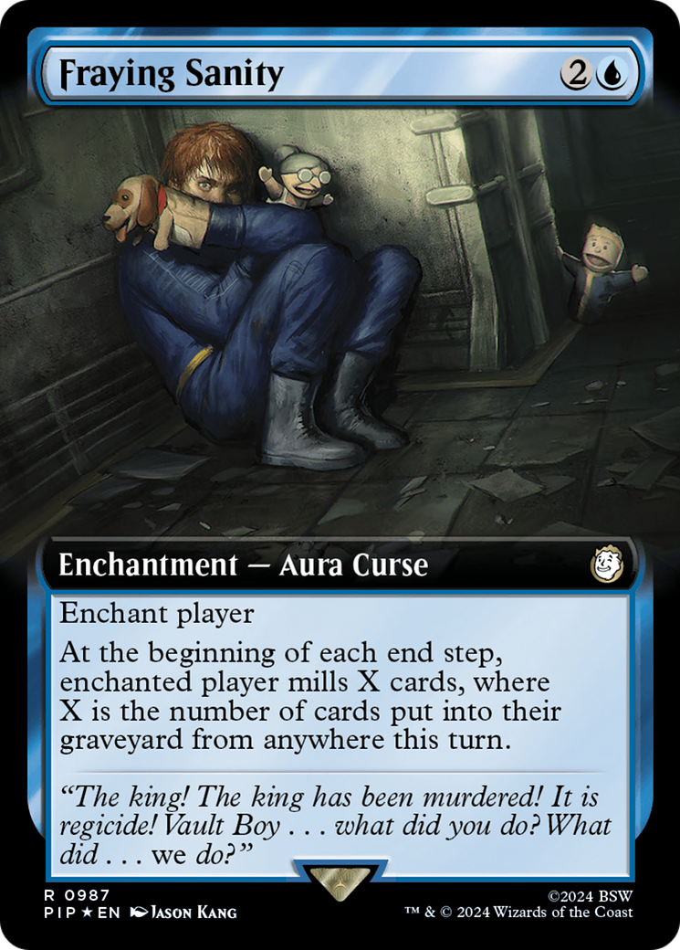 Fraying Sanity (Extended Art) (Surge Foil) [Fallout] | GrognardGamesBatavia