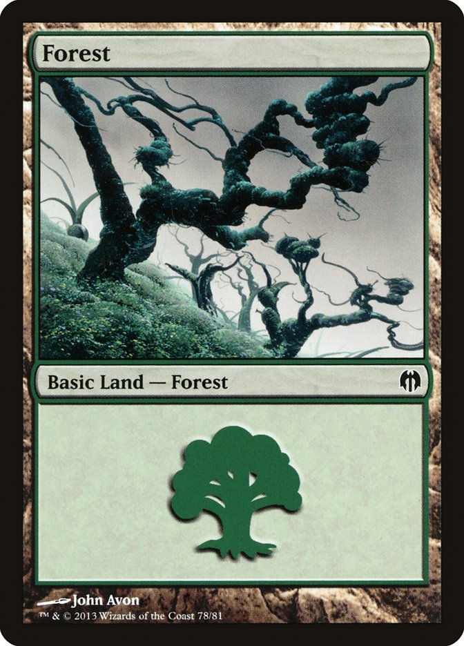 Forest (78) [Duel Decks: Heroes vs. Monsters] | GrognardGamesBatavia