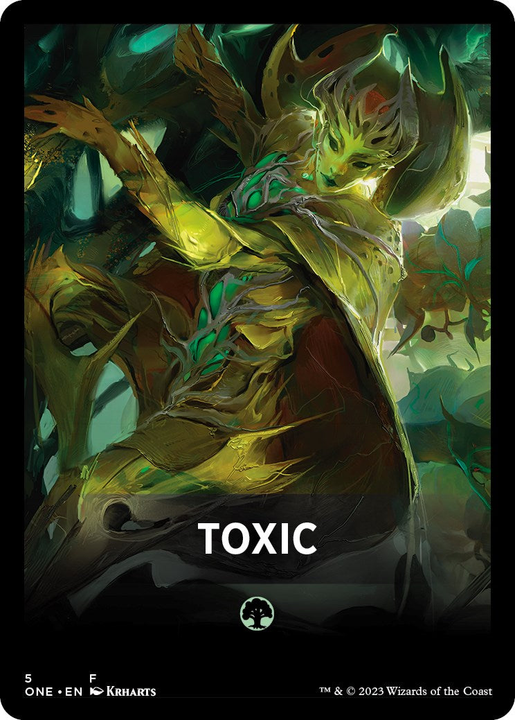 Toxic Theme Card [Phyrexia: All Will Be One Tokens] | GrognardGamesBatavia