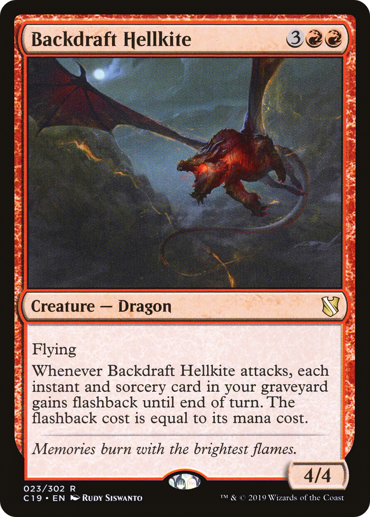 Backdraft Hellkite [Commander 2019] | GrognardGamesBatavia