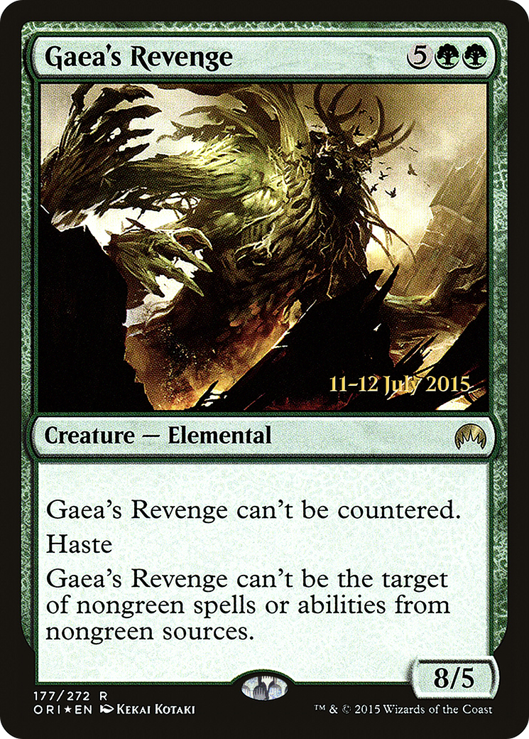 Gaea's Revenge [Magic Origins Prerelease Promos] | GrognardGamesBatavia