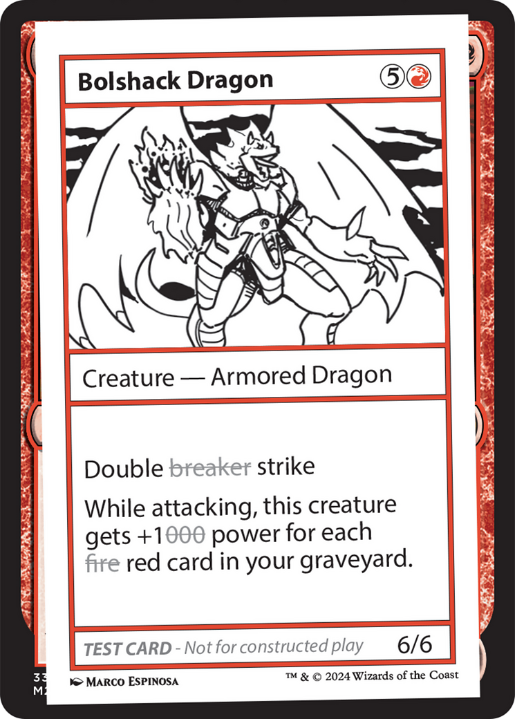 Bolshack Dragon [Mystery Booster 2 Playtest Cards] | GrognardGamesBatavia