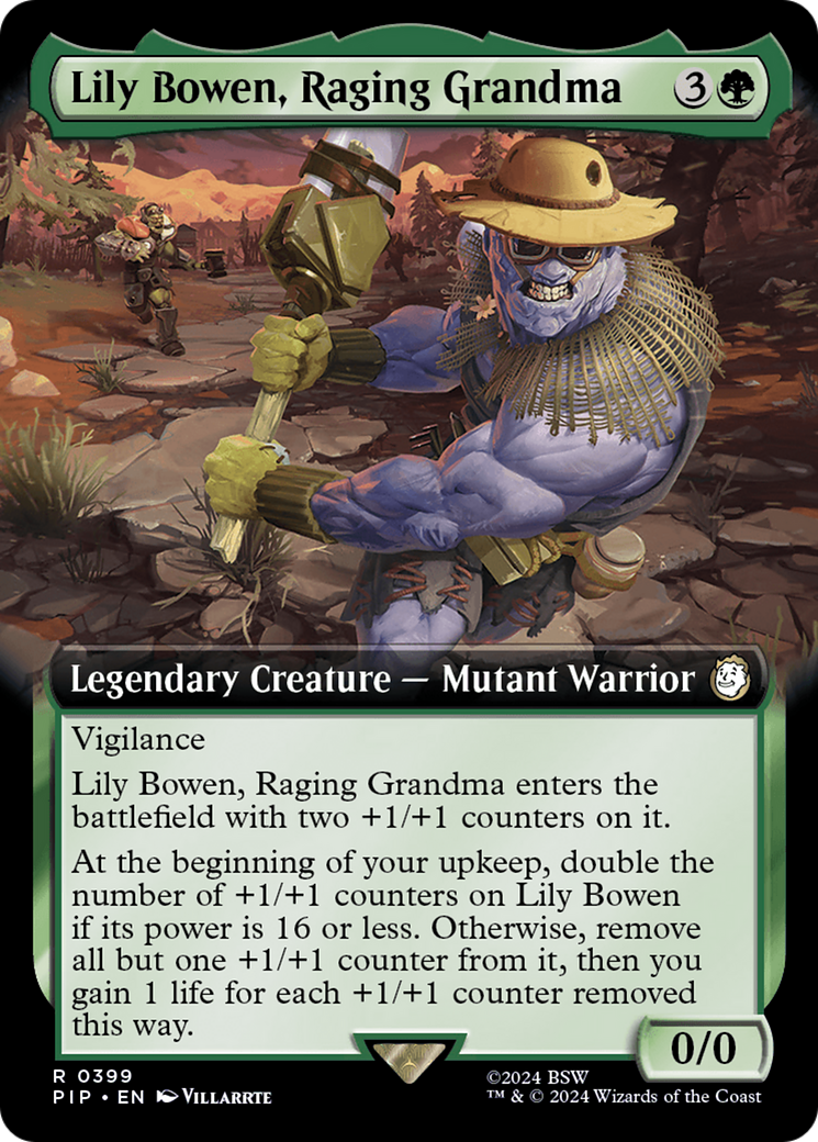Lily Bowen, Raging Grandma (Extended Art) [Fallout] | GrognardGamesBatavia