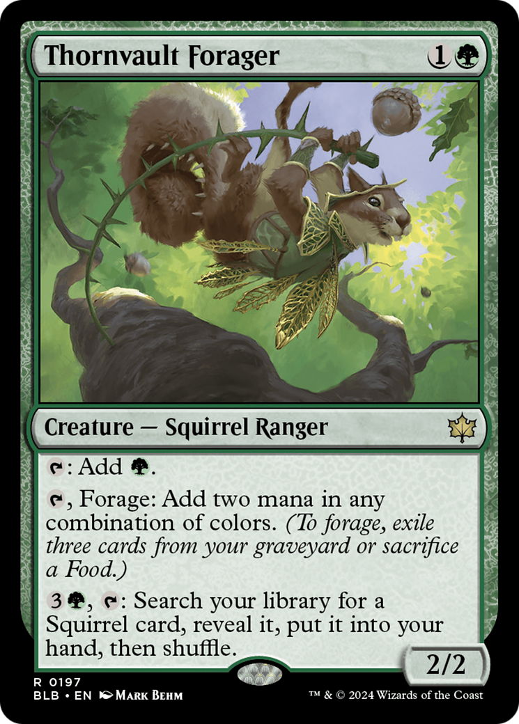 Thornvault Forager [Bloomburrow] | GrognardGamesBatavia