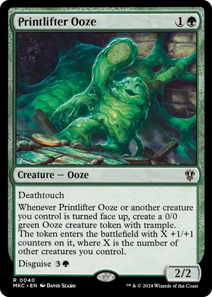 Printlifter Ooze [Murders at Karlov Manor Commander] | GrognardGamesBatavia