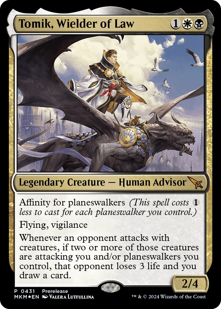 Tomik, Wielder of Law [Murders at Karlov Manor Prerelease Promos] | GrognardGamesBatavia