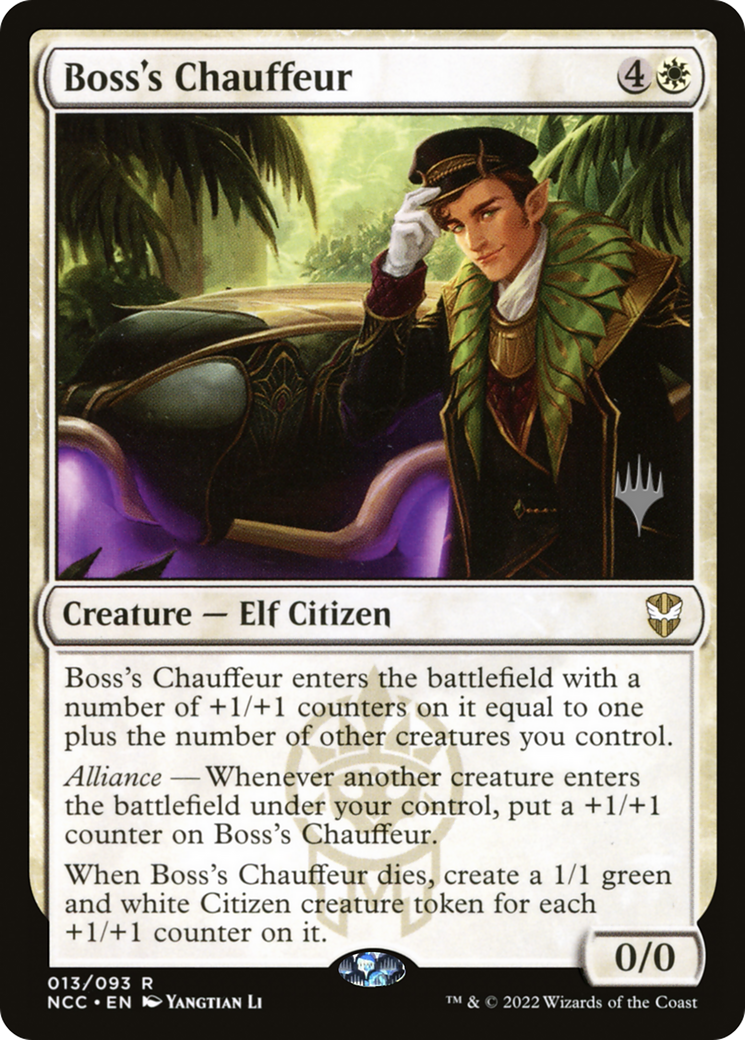 Boss's Chauffeur (Promo Pack) [Streets of New Capenna Commander Promos] | GrognardGamesBatavia