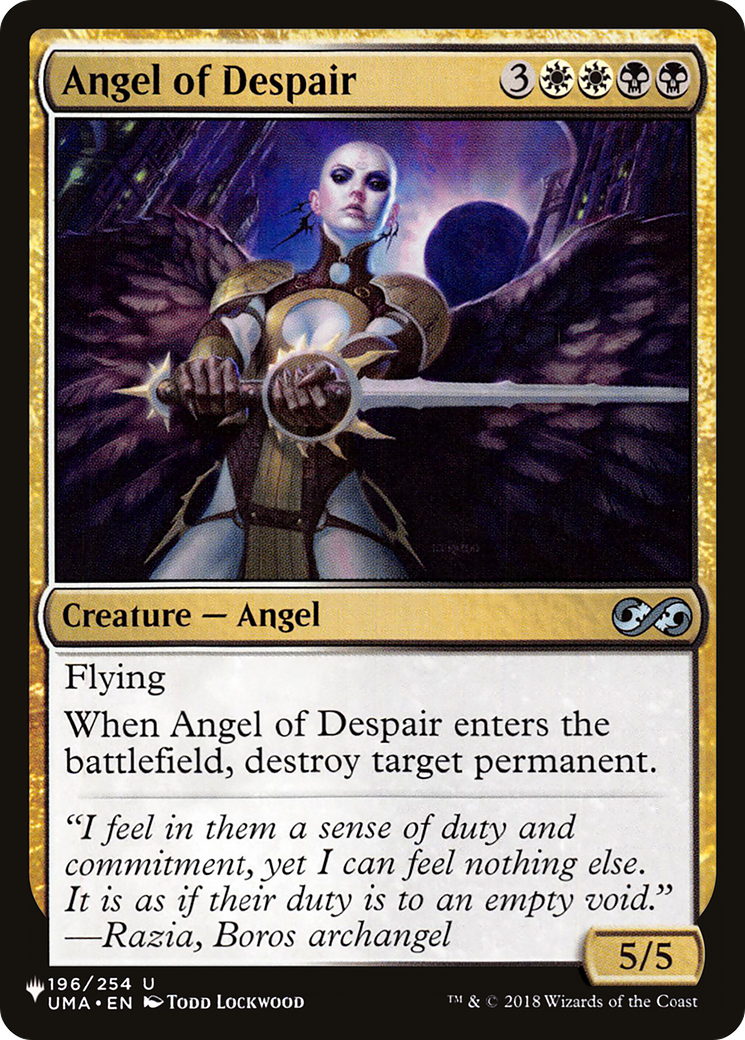 Angel of Despair [The List Reprints] | GrognardGamesBatavia