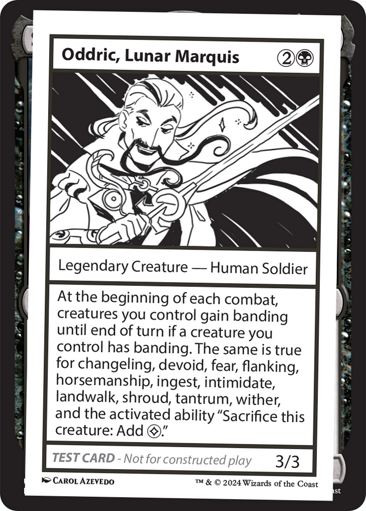 Oddric, Lunar Marquis [Mystery Booster 2 Playtest Cards] | GrognardGamesBatavia