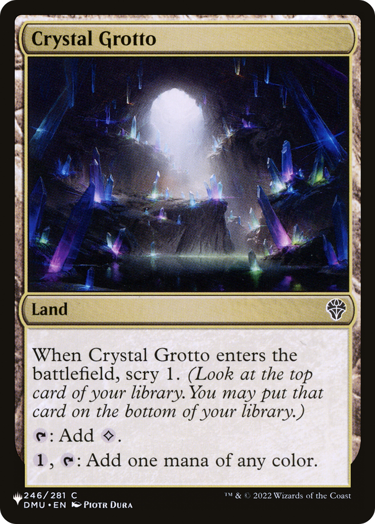 Crystal Grotto [The List Reprints] | GrognardGamesBatavia