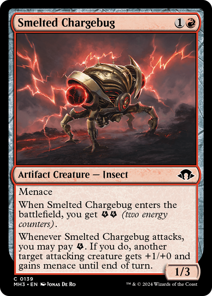 Smelted Chargebug [Modern Horizons 3] | GrognardGamesBatavia