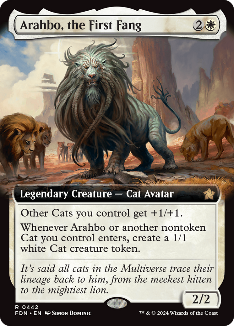 Arahbo, the First Fang (Extended Art) [Foundations] | GrognardGamesBatavia