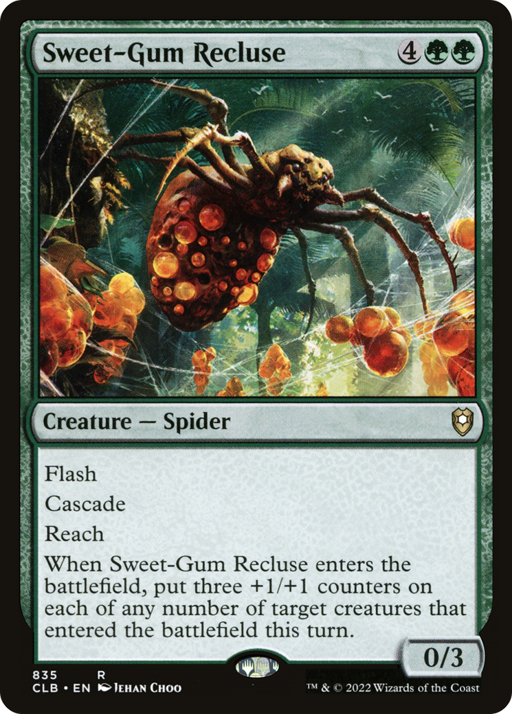 Sweet-Gum Recluse [Commander Legends: Battle for Baldur's Gate] | GrognardGamesBatavia
