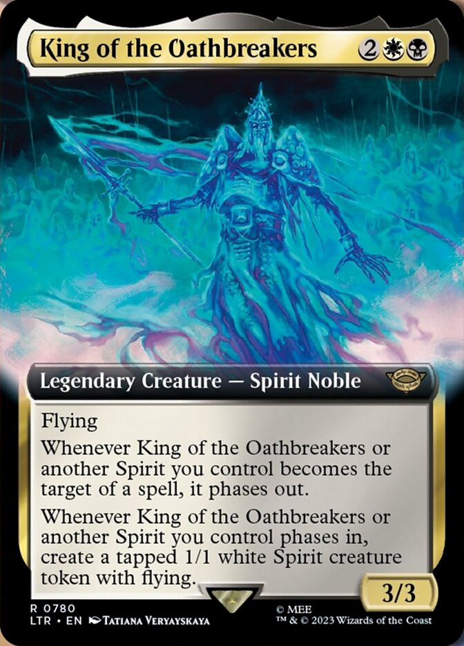 King of the Oathbreakers (Extended Art) (Surge Foil) [The Lord of the Rings: Tales of Middle-Earth] | GrognardGamesBatavia