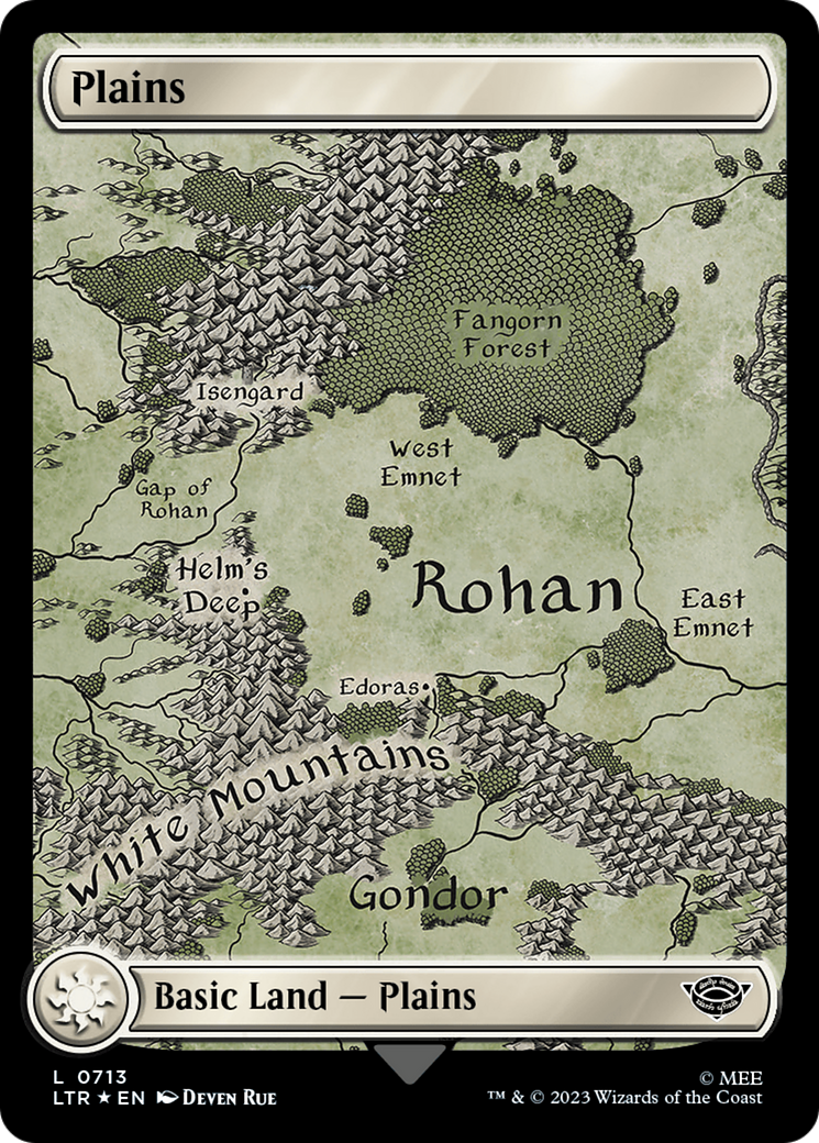 Plains (0713) (Surge Foil) [The Lord of the Rings: Tales of Middle-Earth] | GrognardGamesBatavia