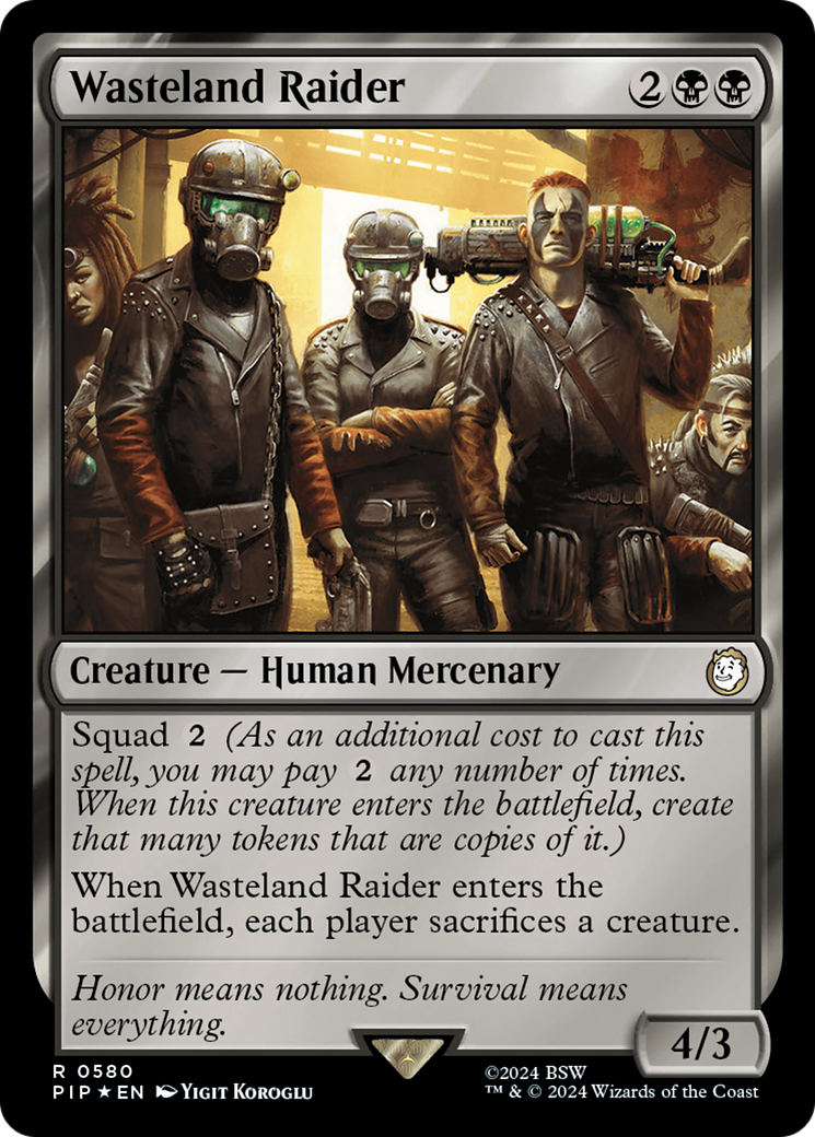 Wasteland Raider (Surge Foil) [Fallout] | GrognardGamesBatavia
