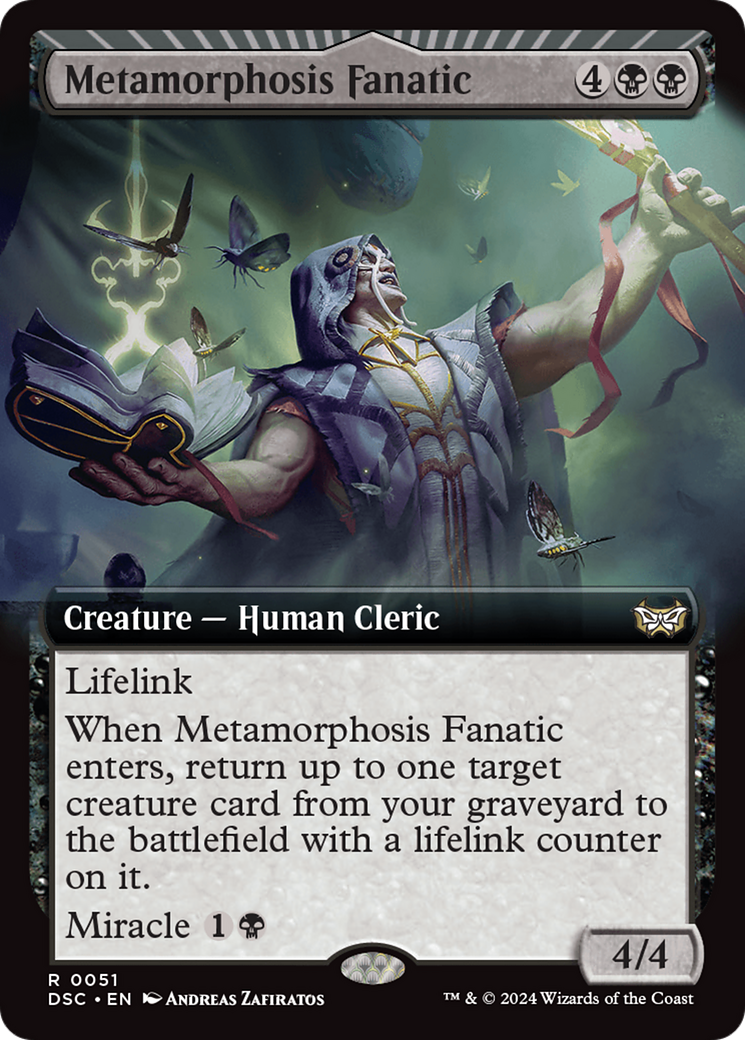 Metamorphosis Fanatic (Extended Art) [Duskmourn: House of Horror Commander] | GrognardGamesBatavia