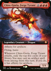 Chiss-Goria, Forge Tyrant (Extended Art) [Phyrexia: All Will Be One Commander] | GrognardGamesBatavia