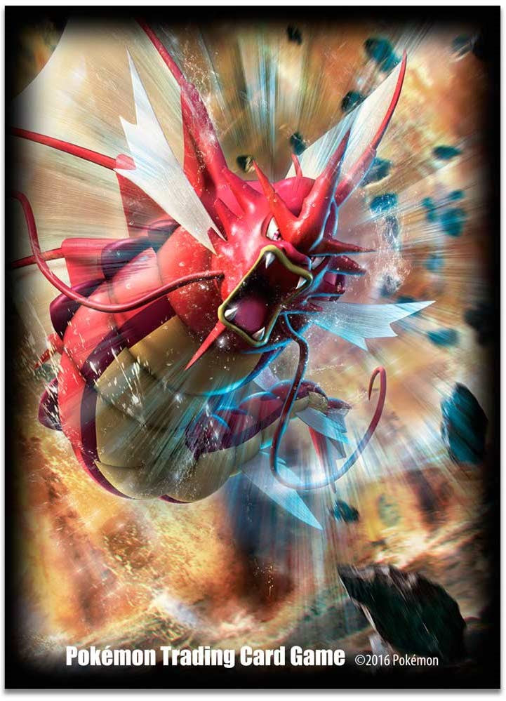 Card Sleeves - Shiny Mega Gyarados | GrognardGamesBatavia