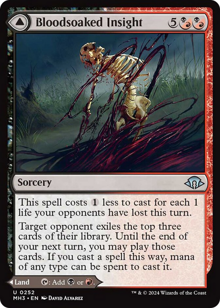 Bloodsoaked Insight // Sanguine Morass [Modern Horizons 3] | GrognardGamesBatavia