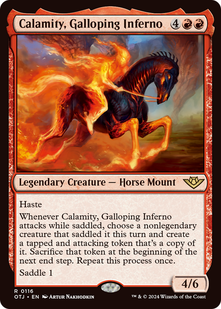 Calamity, Galloping Inferno [Outlaws of Thunder Junction] | GrognardGamesBatavia