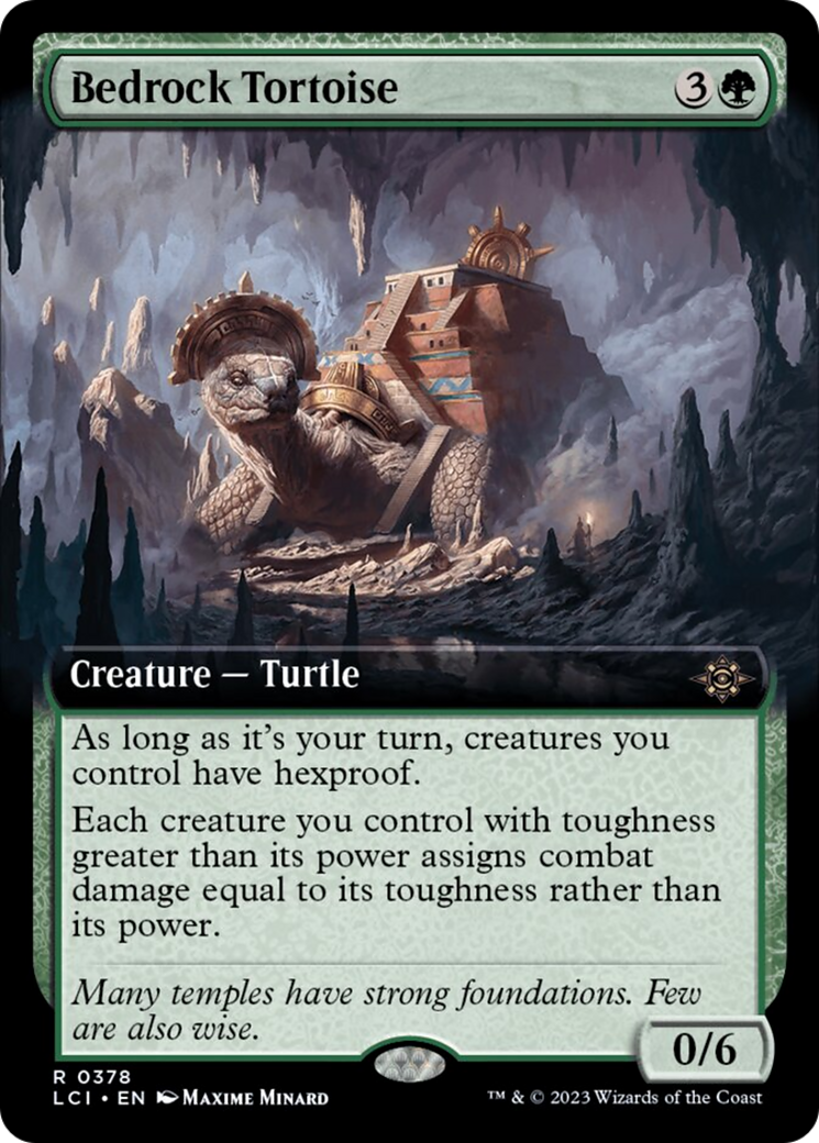 Bedrock Tortoise (Extended Art) [The Lost Caverns of Ixalan] | GrognardGamesBatavia