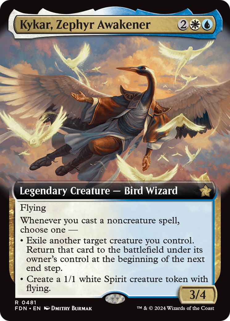 Kykar, Zephyr Awakener (Extended Art) [Foundations] | GrognardGamesBatavia