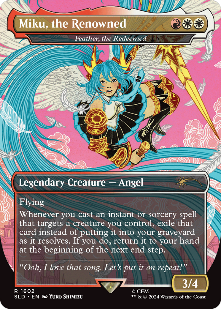 Miku, the Renowned - Feather, the Redeemed [Secret Lair Drop Series] | GrognardGamesBatavia