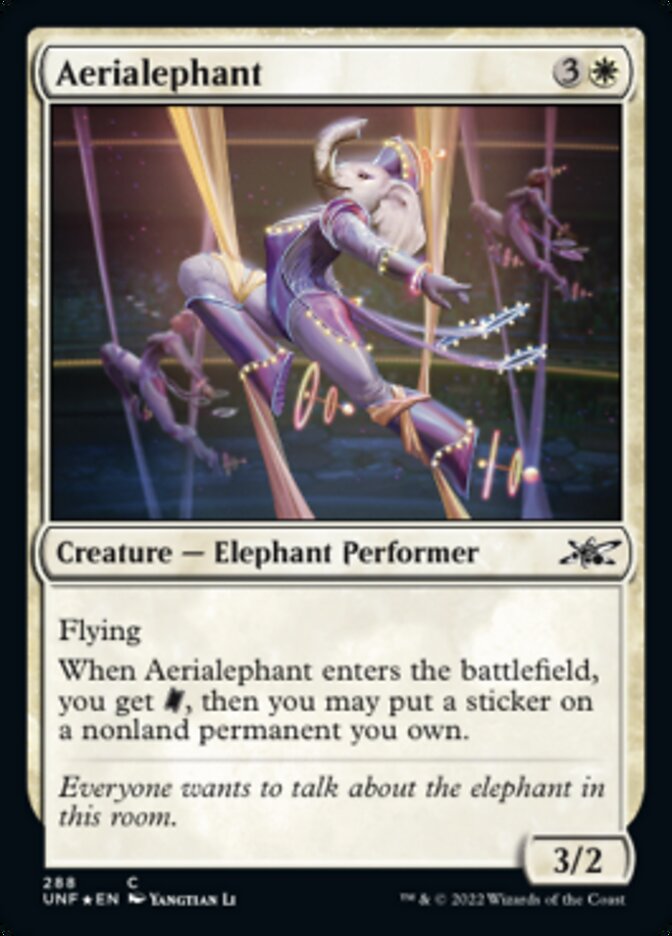 Aerialephant (Galaxy Foil) [Unfinity] | GrognardGamesBatavia