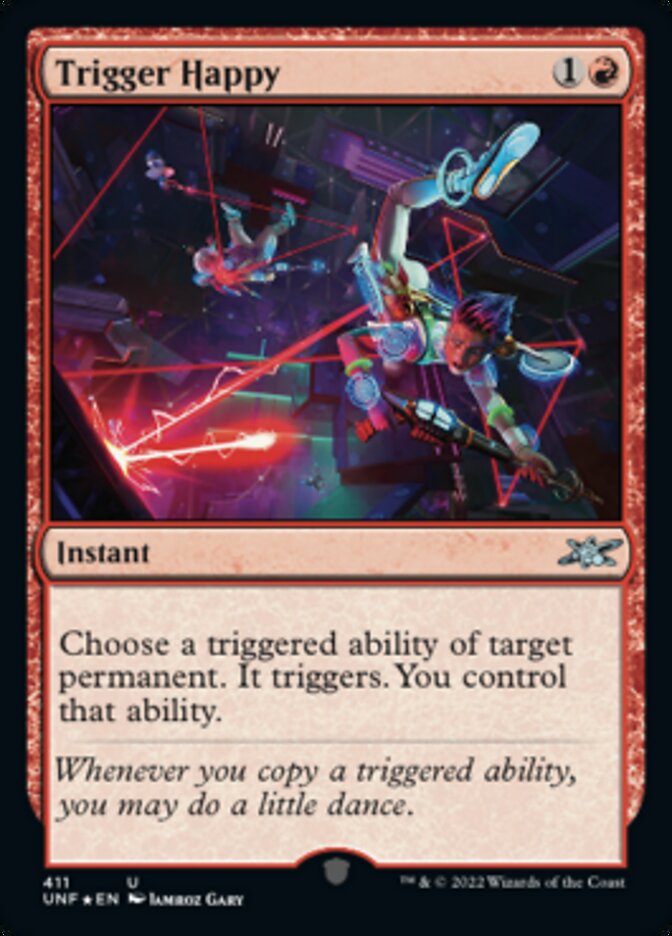 Trigger Happy (Galaxy Foil) [Unfinity] | GrognardGamesBatavia