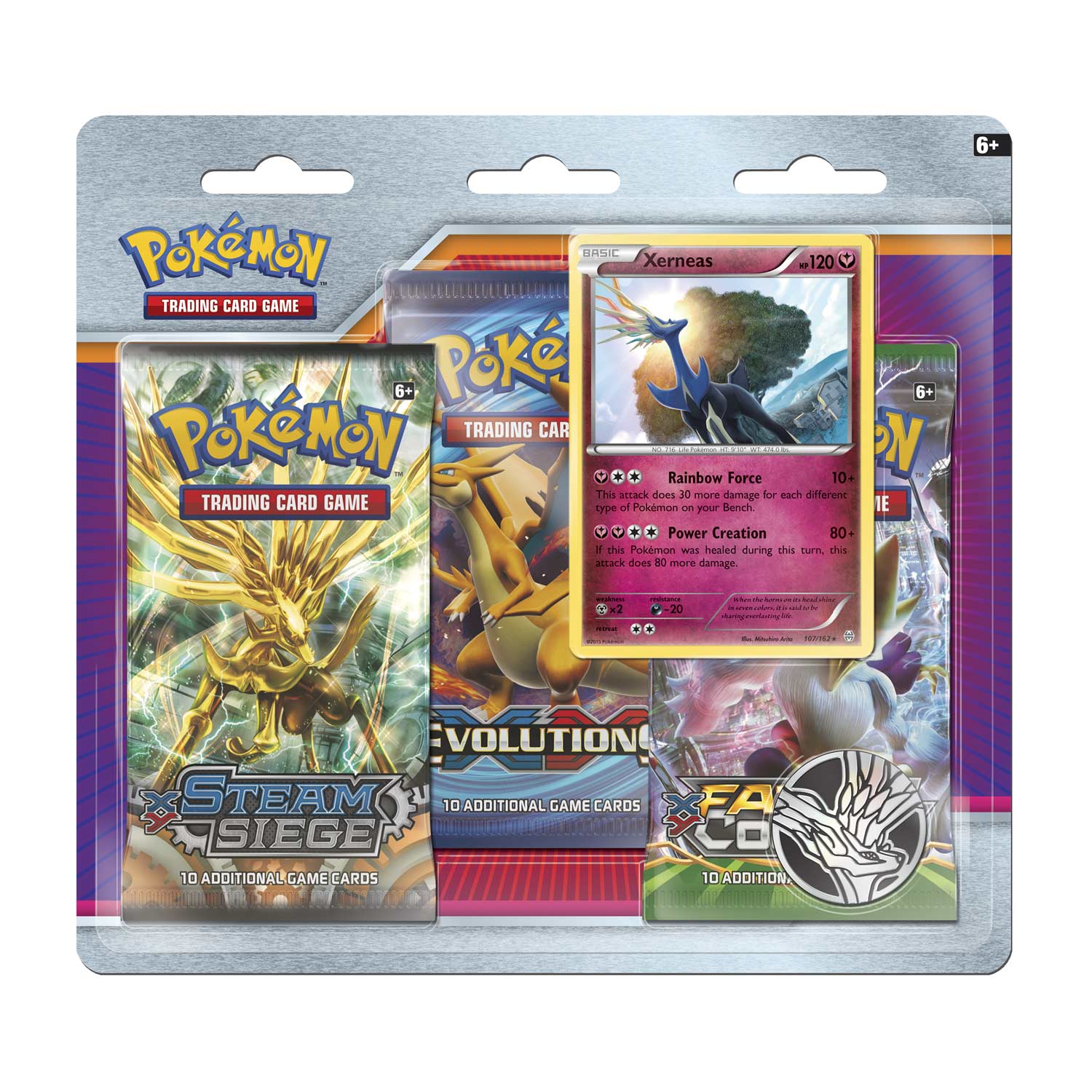 XY: BREAKthrough - 3-Pack Blister (Xerneas) | GrognardGamesBatavia