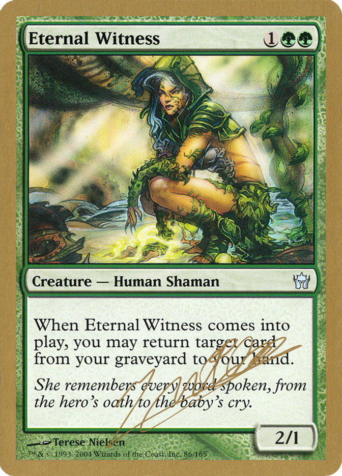 Eternal Witness (Julien Nuijten) [World Championship Decks 2004] | GrognardGamesBatavia