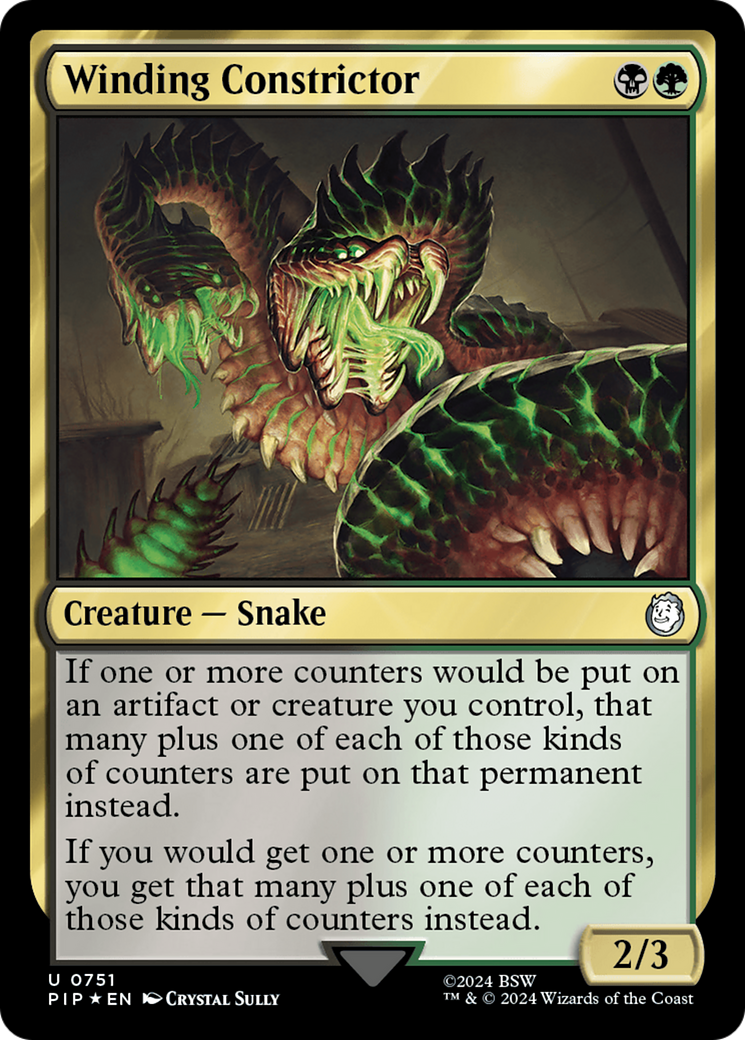 Winding Constrictor (Surge Foil) [Fallout] | GrognardGamesBatavia