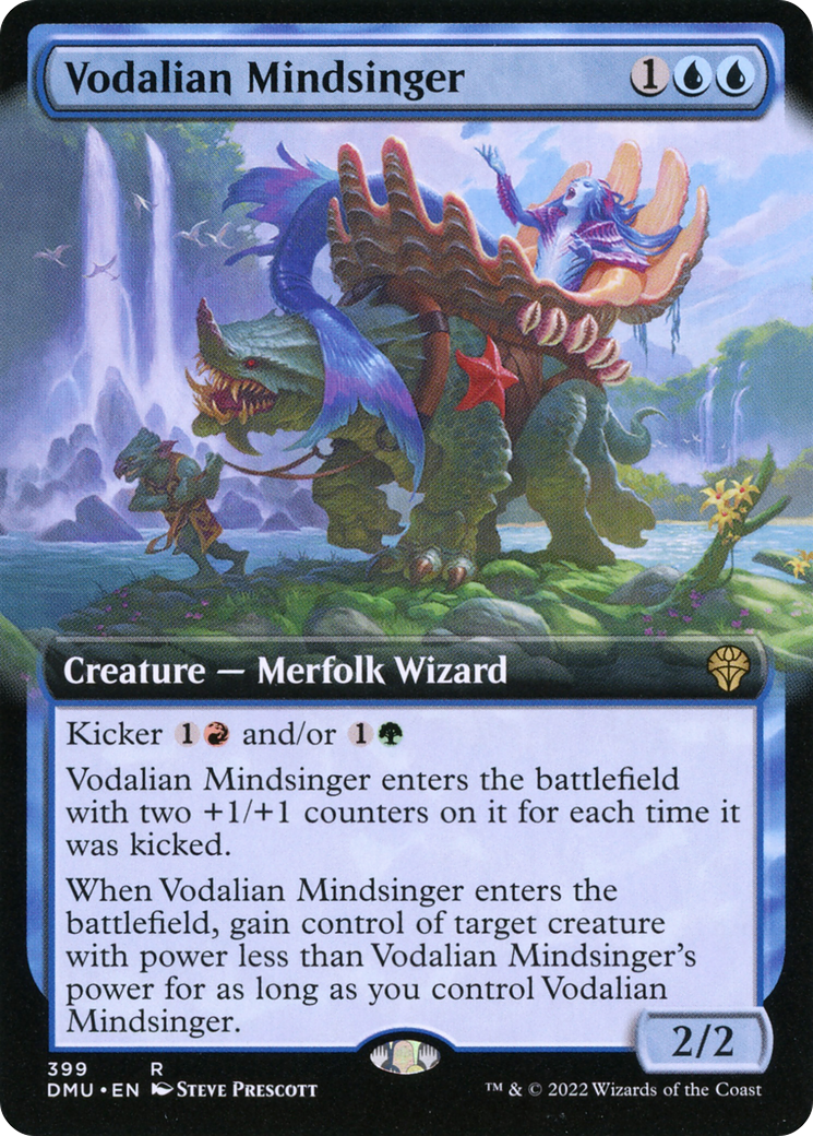 Vodalian Mindsinger (Extended Art) [Dominaria United] | GrognardGamesBatavia