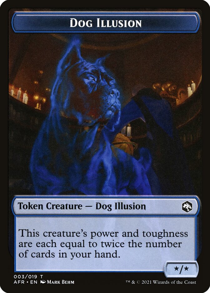Angel // Dog Illusion Double-Sided Token [Dungeons & Dragons: Adventures in the Forgotten Realms Tokens] | GrognardGamesBatavia