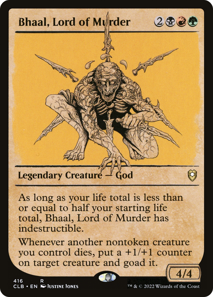 Bhaal, Lord of Murder (Showcase) [Commander Legends: Battle for Baldur's Gate] | GrognardGamesBatavia