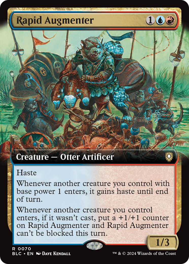 Rapid Augmenter (Extended Art) [Bloomburrow Commander] | GrognardGamesBatavia