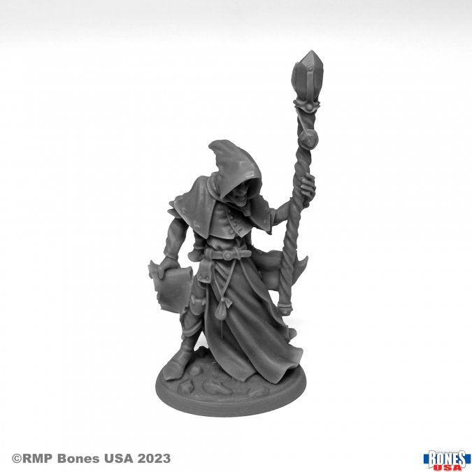 Reaper Bones 30101 - Satheras, Elf Warlock | GrognardGamesBatavia