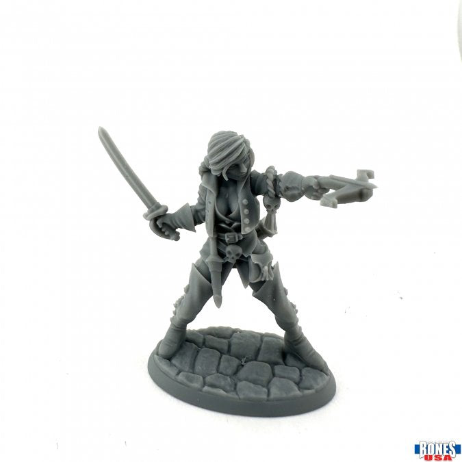 Reaper Bones 30161 - Damaris, Female Duskwarden | GrognardGamesBatavia