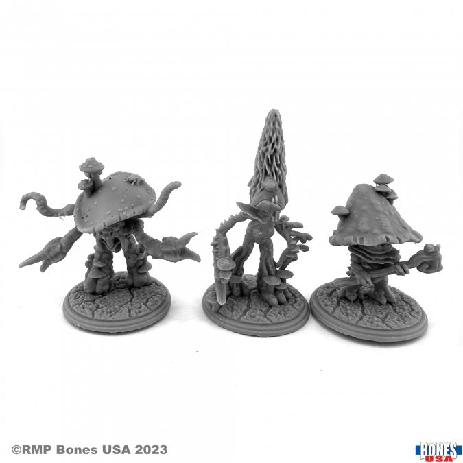 Reaper Bones 30165 - Mushroom Men (3) | GrognardGamesBatavia