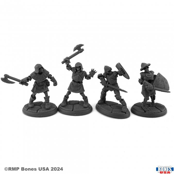 Reaper Bones 30176 - Skeleton Guardians II (4) | GrognardGamesBatavia