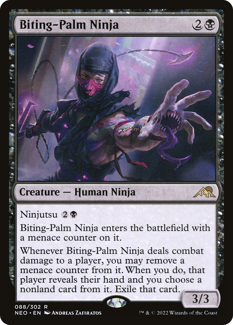 Biting-Palm Ninja [Kamigawa: Neon Dynasty] | GrognardGamesBatavia