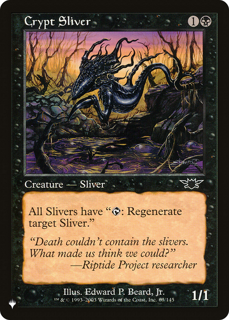 Crypt Sliver [The List Reprints] | GrognardGamesBatavia