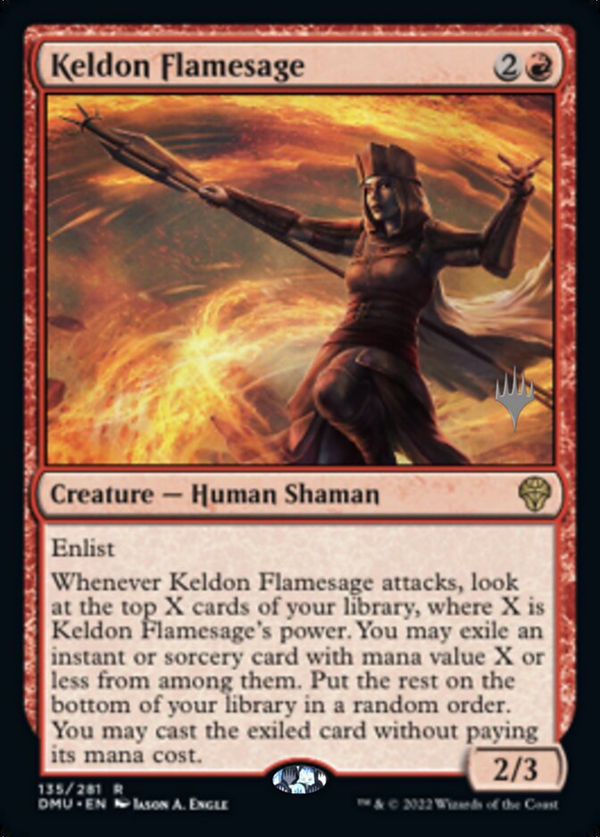 Keldon Flamesage (Promo Pack) [Dominaria United Promos] | GrognardGamesBatavia